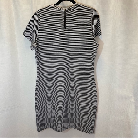 H&M Black & Grey Striped Mini Dress - Picture 2 of 9